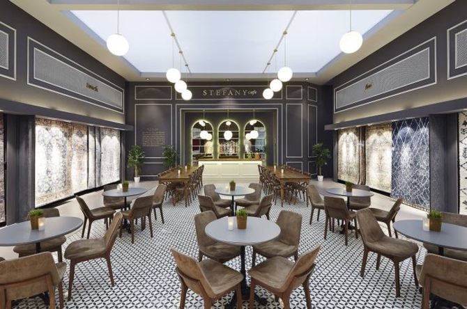  mẫu thiết kế quán Cafe sự kết hợp hài hòa giữa phong cách hiện đại và cổ điển: 