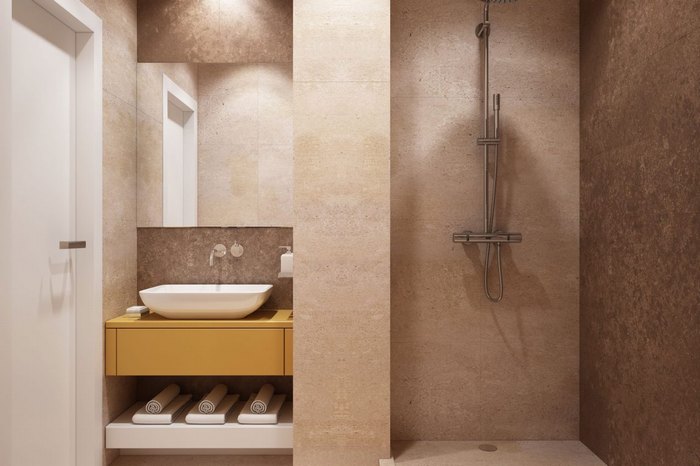 thiết kế nội thất nhà vệ sinh màu sắc hiện đại 10