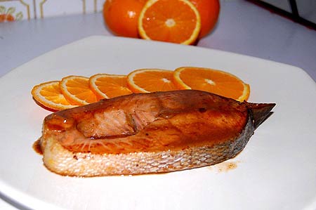 Cách làm món cá hồi nướng,cam không phải ai cũng biết làm, món ăn này hơi mới lạ