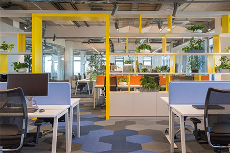 Văn phòng,thiết kế hiện đại,trẻ trung đầy đủ,không gian tiện nghi, không gian nội thất văn phòng