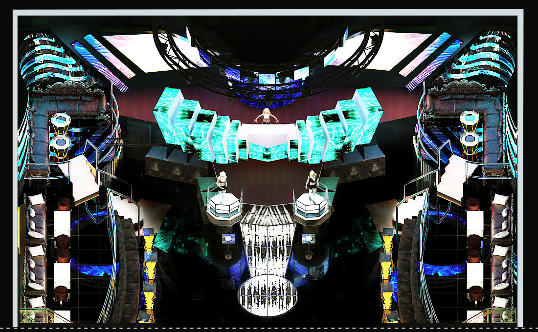 Hình ảnh thiết kế Bar Club Hình ảnh 3D Diamon Club 7