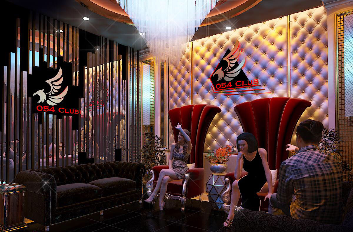 Hình ảnh thiết kế sảnh bar club Dự án Bar Quy Nhơn 2