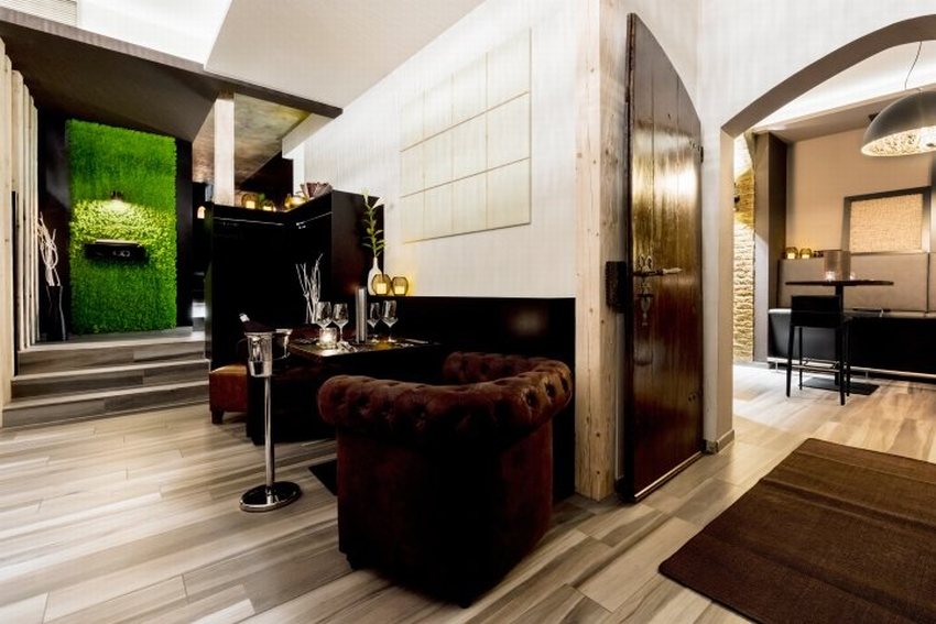 Đèn trang trí độc đáo trong thiết kế nhà hàng Thiết kế quầy bar nhà hàng hiện đại tinh tế Không gian nhà hàng kết hợp màu xanh tự nhiên