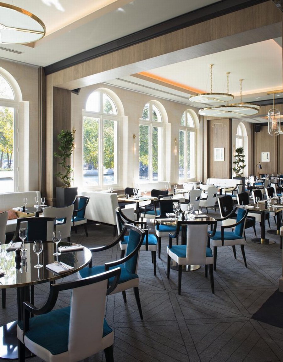 Thiết kế phòng ăn VIP nhà hàng phong cách tân cổ điển  Không gian nhà hàng hiện đại với cửa vòm và ánh sáng tự nhiên 