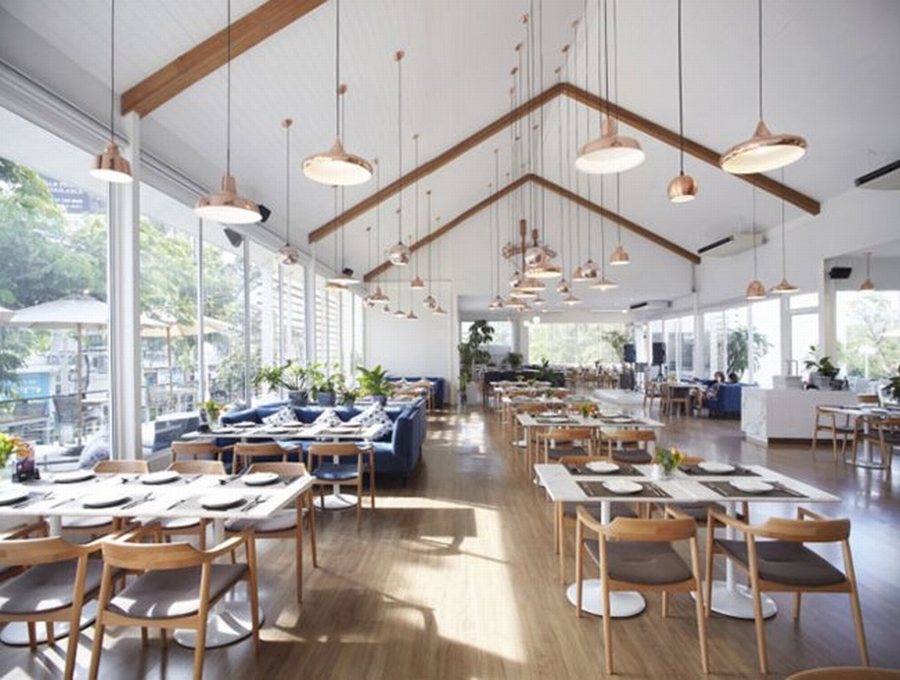 Thiết kế nội thất nhà hàng phong cách Scandinavian hiện đại 