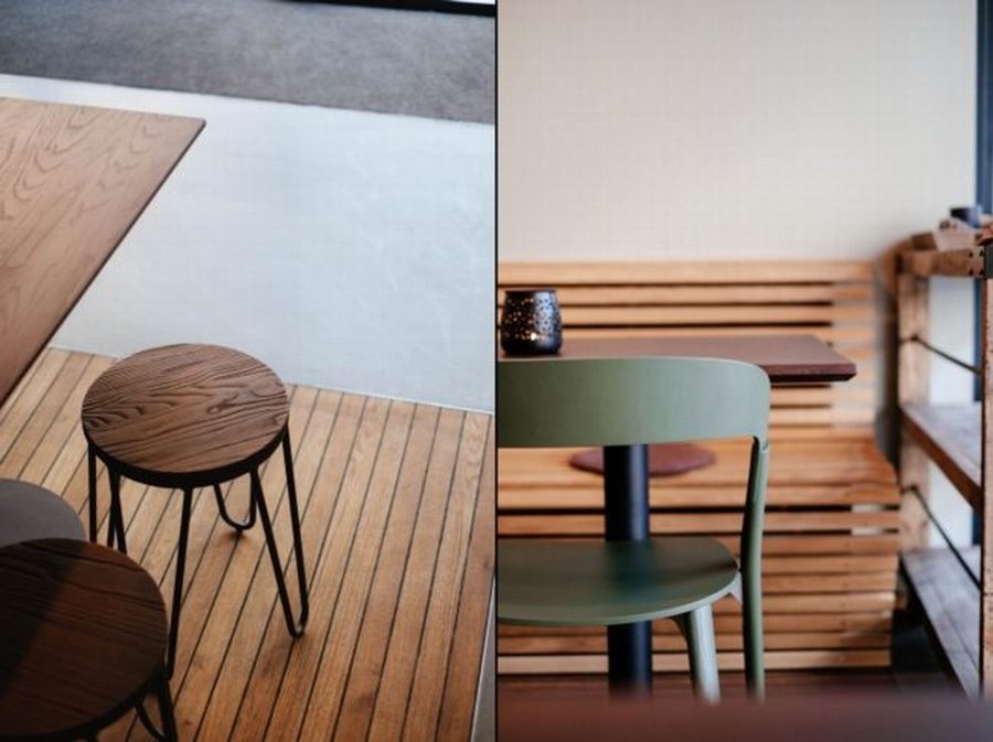 Nhà hàng café hiện đại với hệ thống đèn treo trang trí độc đáo