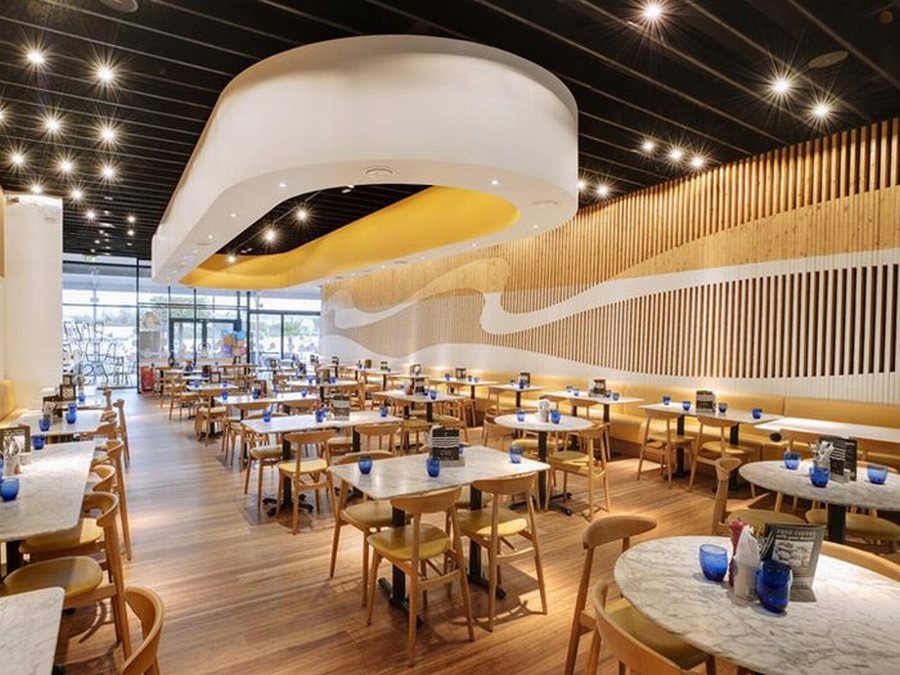 Tham Khảo 1 Mẫu Thiết Kế Nội Thất Nhà Hàng Bánh Pizza Express 1