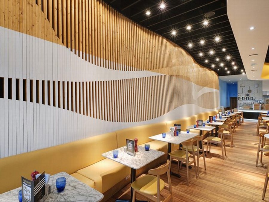 Tham Khảo 1 Mẫu Thiết Kế Nội Thất Nhà Hàng Bánh Pizza Express 3