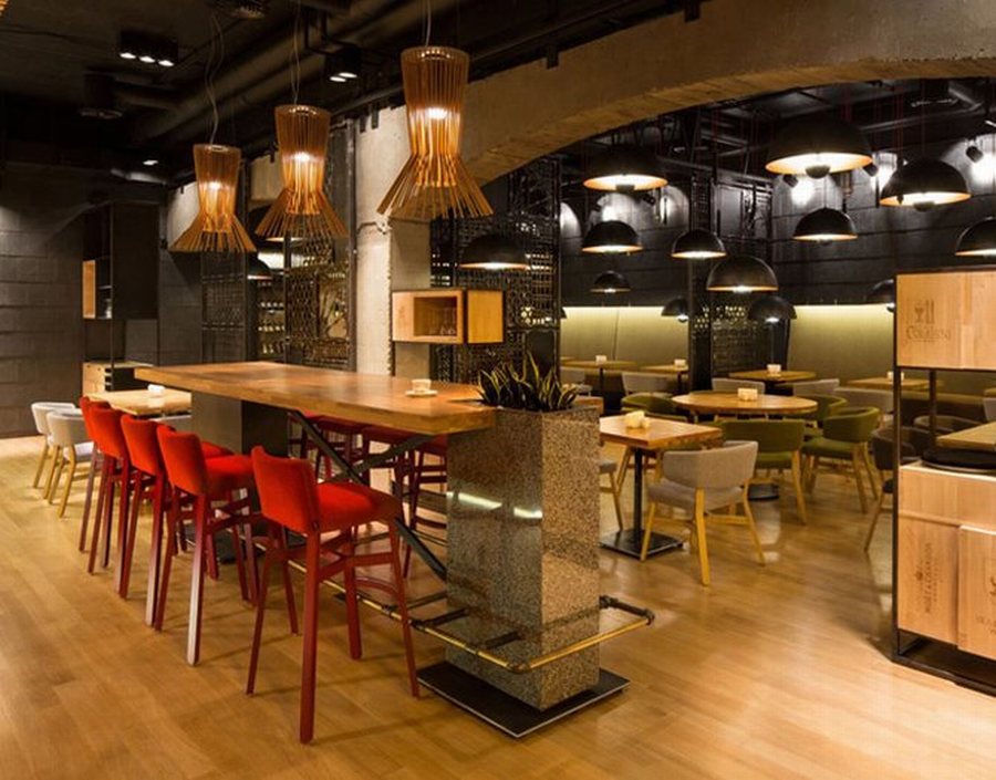 Tham khảo ý tưởng thiết kế nội thất nhà hàng phong cách công nghiệp hiện đại (Industrial Style) 2