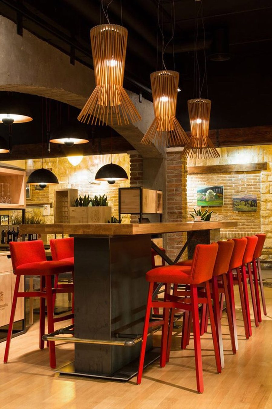 Tham khảo ý tưởng thiết kế nội thất nhà hàng phong cách công nghiệp hiện đại (Industrial Style) 454