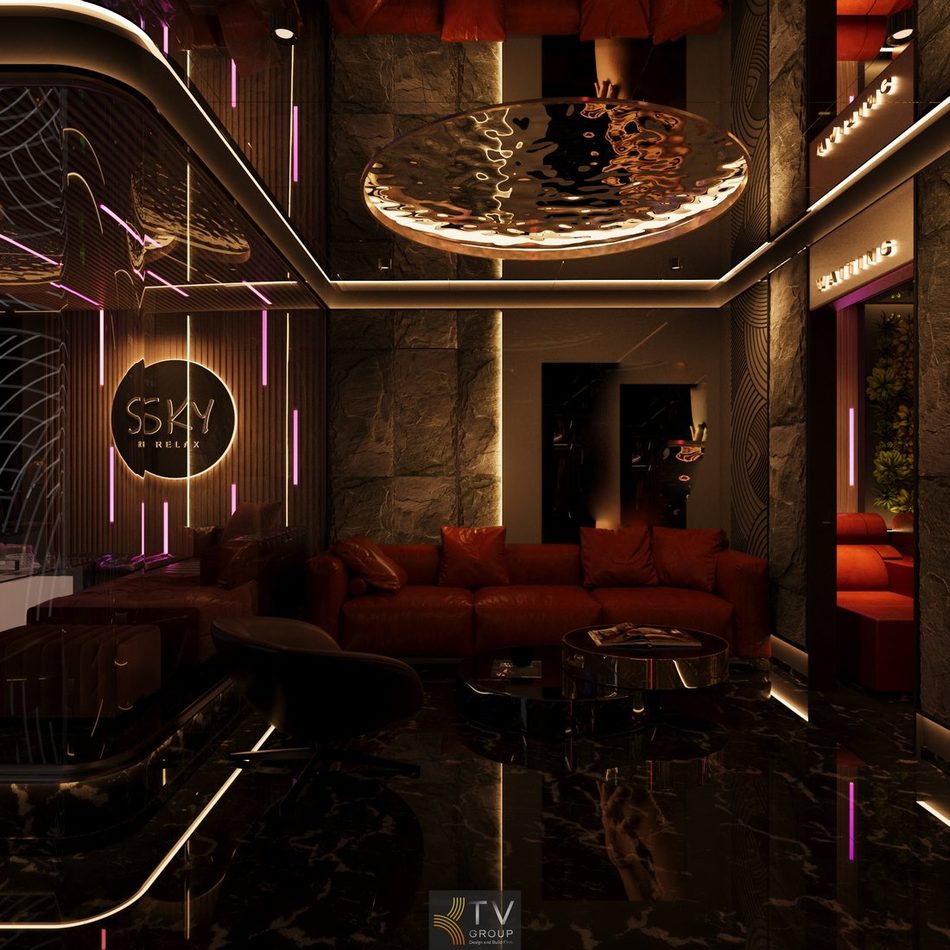 Không gian massage VIP nội thất cao cấp kết hợp ánh sáng hiện đại mang đến trải nghiệm thư giãn riêng tư và đẳng cấp vượt trội 