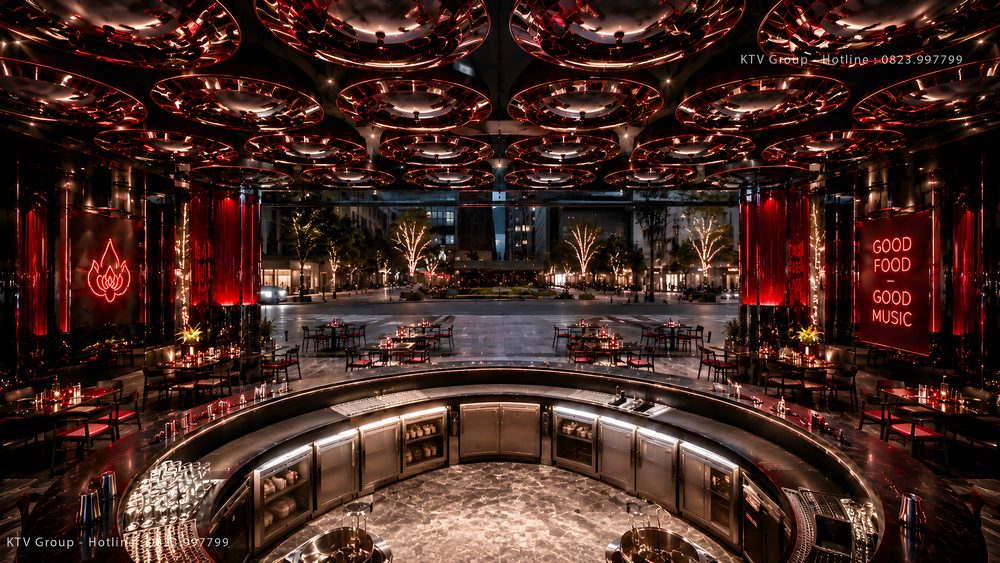 Thiết kế nội thất Beer Club Food Music phong cách hiện đại tối ưu trải nghiệm khách hàng và vận hành hiệu quảThiết kế nội thất Beer Club Food Music phong cách hiện đại tối ưu trải nghiệm khách hàng và vận hành hiệu quả 