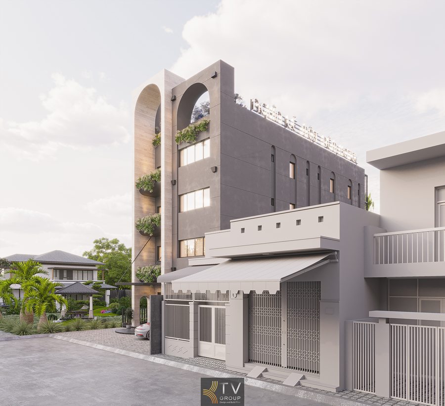 Công trình khách sạn hòa hợp với thiên nhiên xung quanh