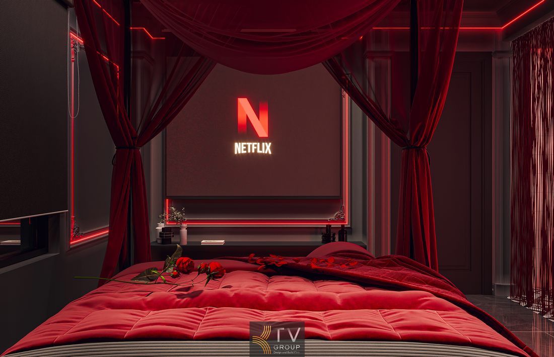 Thiết kế thi công phòng khách sạn tối giản với nội thất đồng bộ và ánh sáng mềm mại, giúp tối ưu chi phí đầu tư và nâng cao giá trị sử dụng