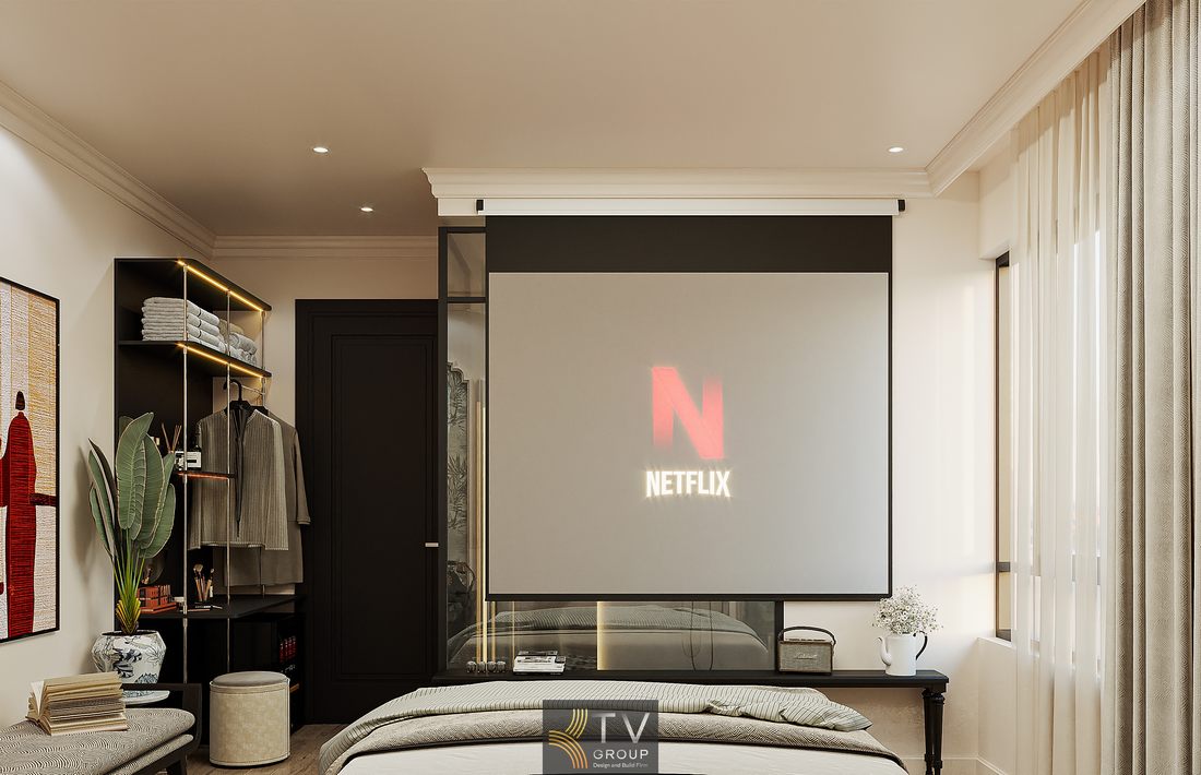 Phòng tắm kính hiện đại giúp không gian trở nên rộng rãi hơn 