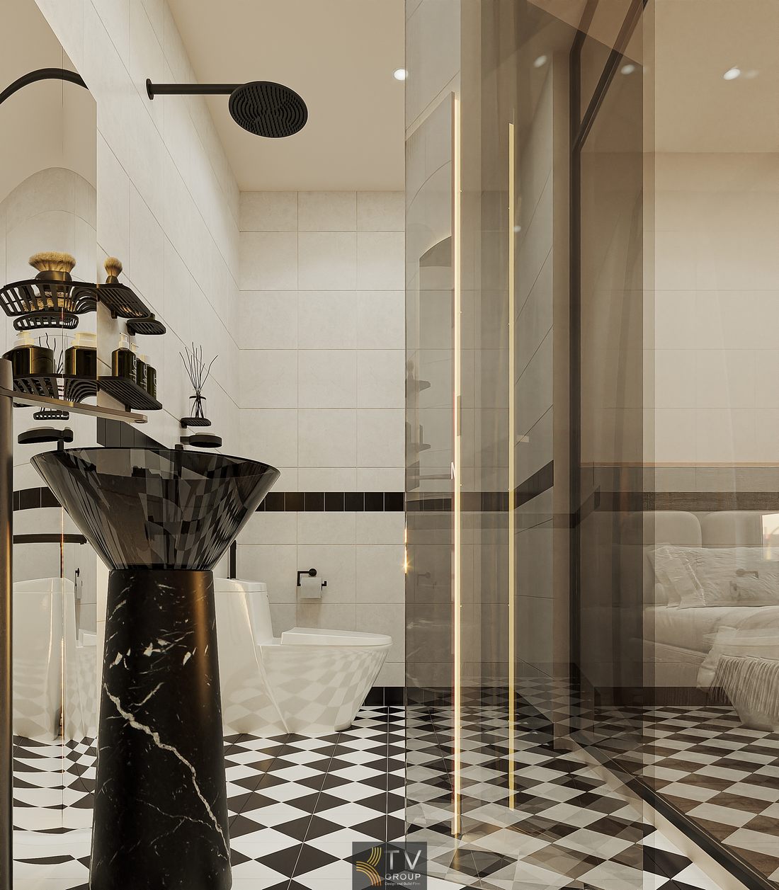 Thiết kế khách sạn với ánh sáng gián tiếp và bố cục hợp lý