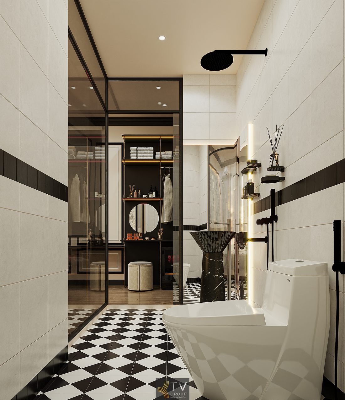 thiết kế phòng khách sạn cao cấp ánh sáng vàng