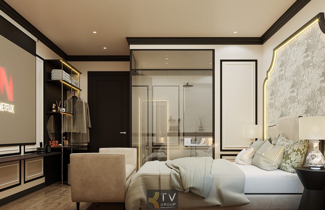 phòng khách sạn concept ánh sáng đẹp độc đáo 