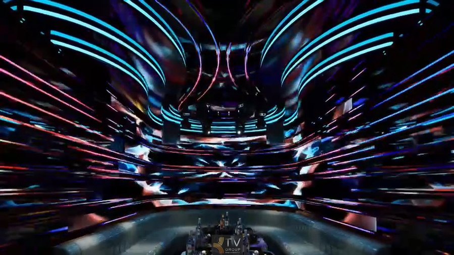 Không gian karaoke Tây Ninh với thiết kế futuristic, ánh sáng LED 3D và bố trí nội thất hiện đại, phù hợp mô hình kinh doanh giải trí cao cấp. 