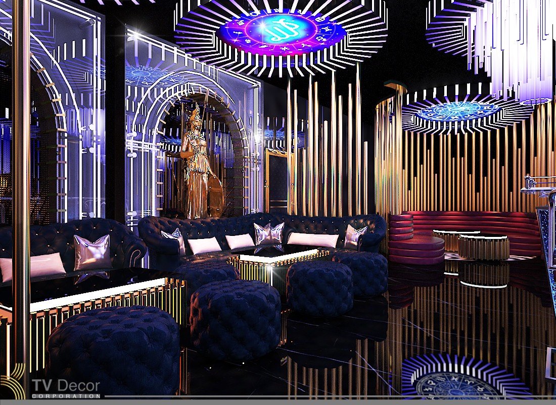 Thiết kế nội thất Lounge Bar 2