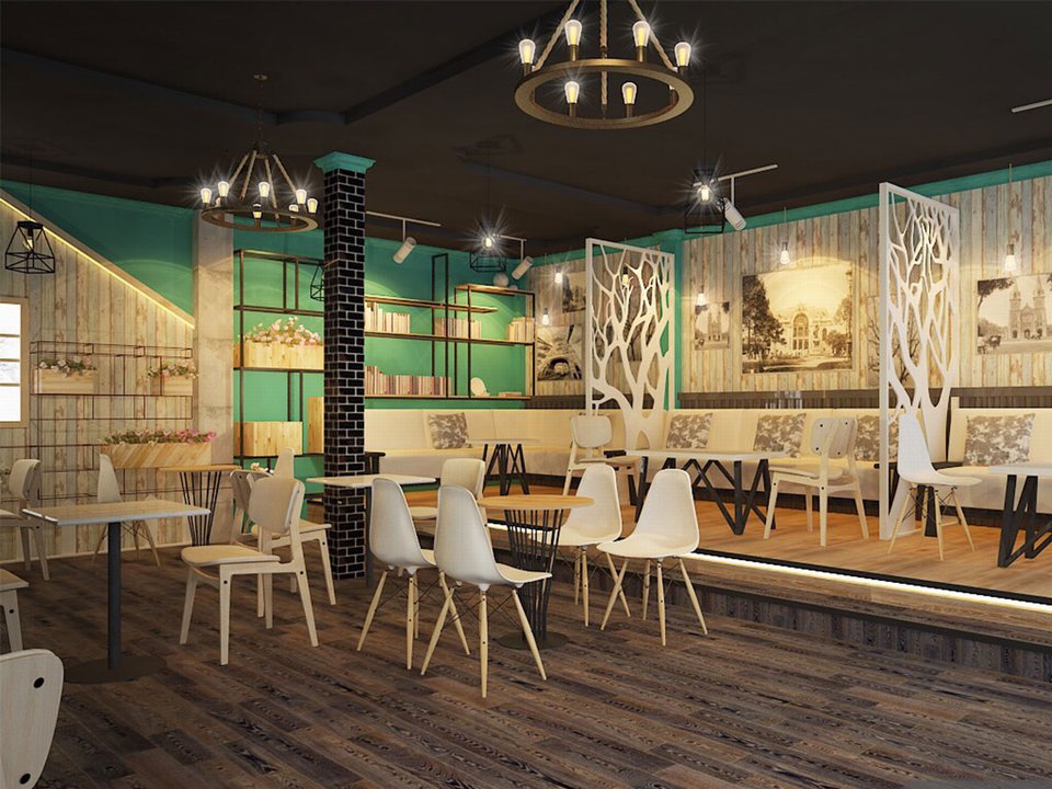 Thiết kế thi công quán cafe tại Bình Dương