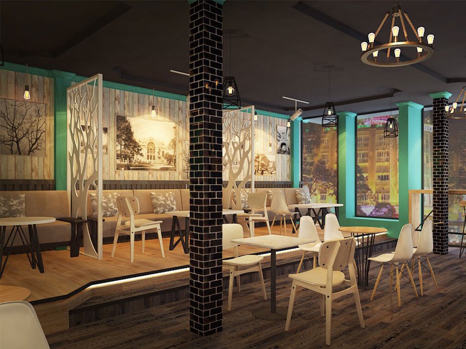 Thiết kế thi công quán cafe Thủ Dầu Một Bình Dương