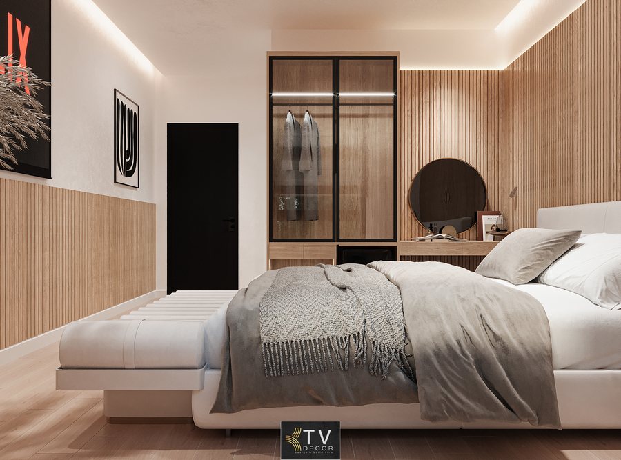 thiết kế phòng khách sạn nhật, thi công phòng khách sạn tối giản, thiết kế khách sạn gỗ sáng, phòng khách sạn đương đại, KTV Group, concept zen, thiết kế phòng thư giãn