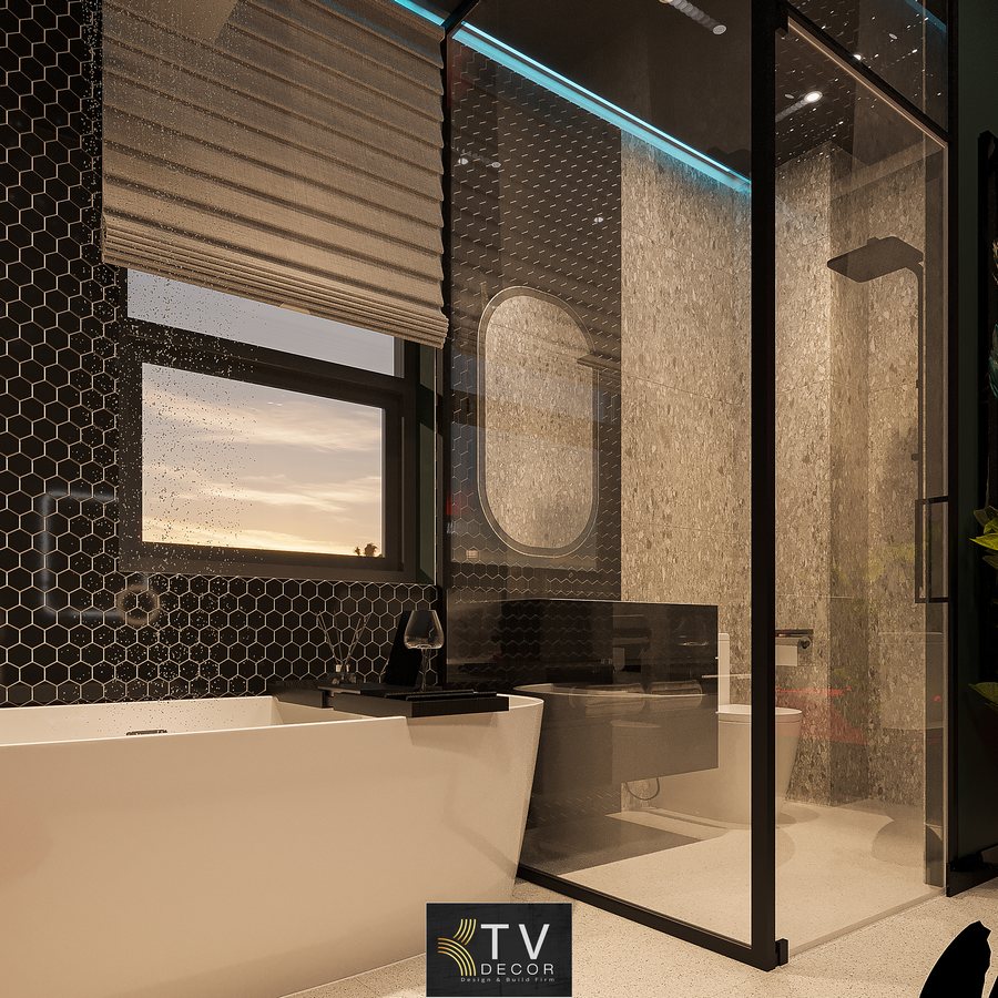 thiết kế khách sạn chủ đề, phòng khách sạn lãng mạn, dark luxury hotel, thiết kế thi công khách sạn, KTV Group, xu hướng nội thất 2025 1