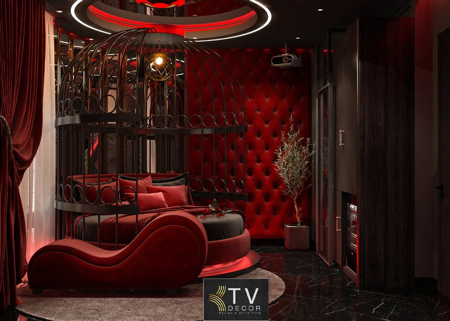 Thiết Kế Phòng Khách Sạn Tình Yêu Phong Cách Luxury – Không Gian Lãng Mạn, Riêng Tư, Tối Ưu Trải Nghiệm