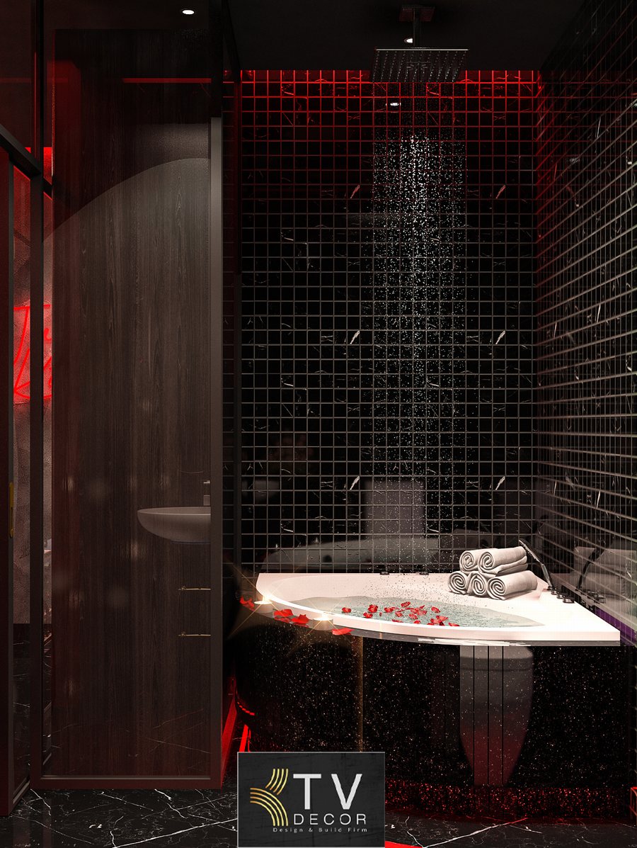 thiết kế khách sạn tình yêu, phòng tình yêu luxury, thiết kế phòng chủ đề lãng mạn, nội thất khách sạn cao cấp, romantic hotel design