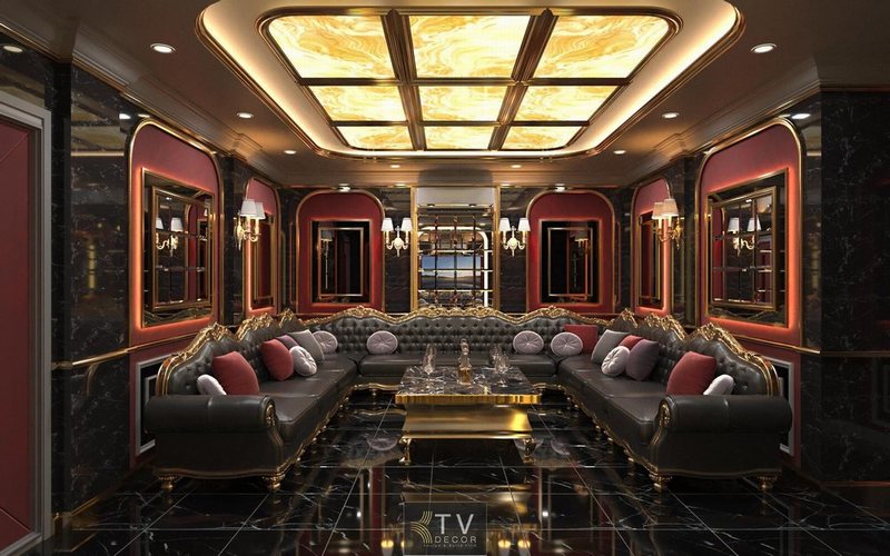 Thiết kế karaoke phong cách hoàng gia sang trọng – KTV GROUP 1