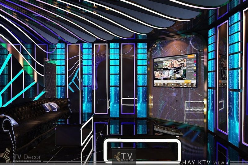 KTV DESIGN – Thiết kế karaoke phong cách hiện đại ánh sáng nghệ thuật
