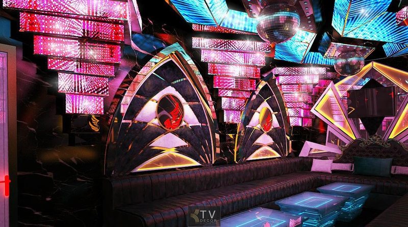 KTV Design Bình Dương – Karaoke phong cách LED Matrix sang trọng