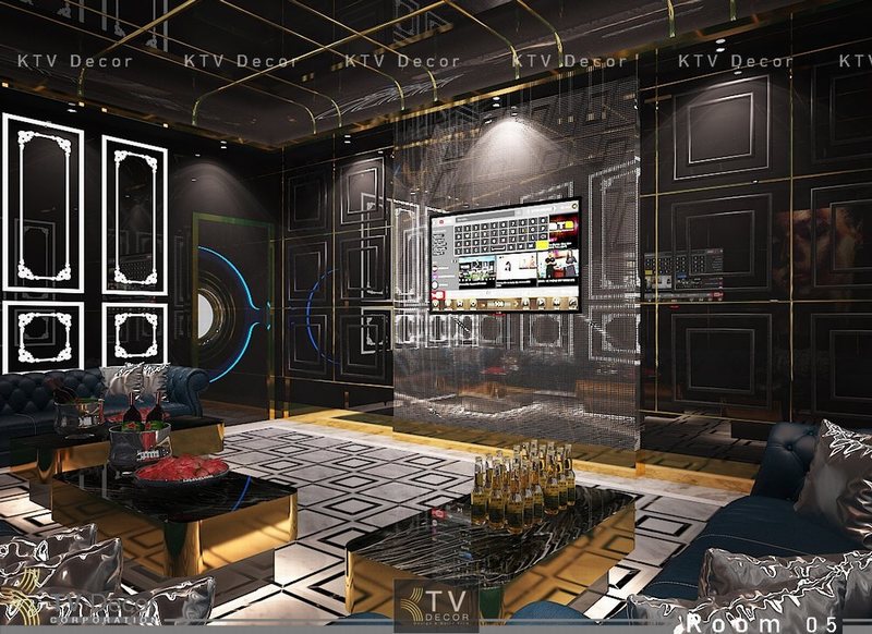 Thiết kế Karaoke KTV Design phong cách hoàng gia sang trọng
