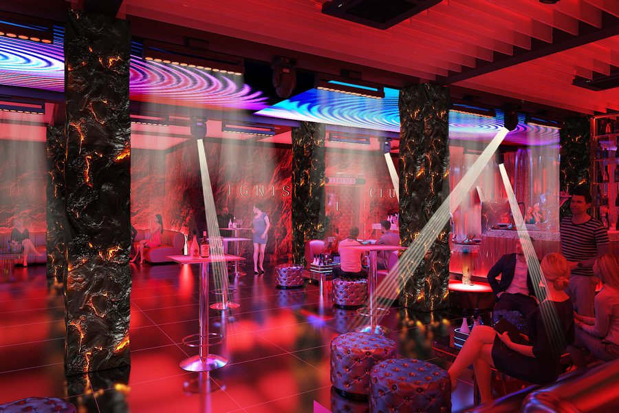Giải pháp thiết kế thi công Lounge Bar tại TP.HCM với trần LED nghệ thuật, bố cục mở, tối ưu trải nghiệm khách hàng và hiệu quả kinh doanh lâu dài. 