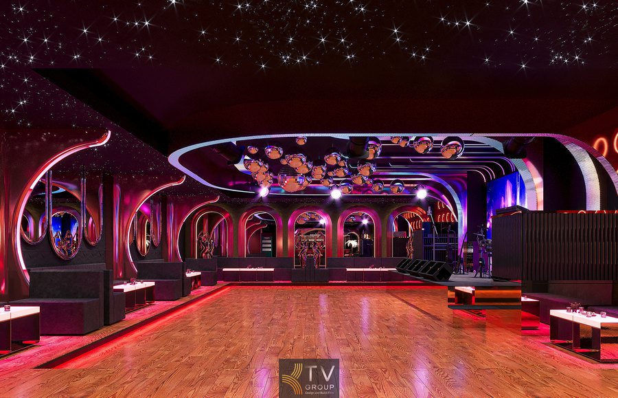 Hệ thống đèn moving light tạo hiệu ứng sân khấu cuốn hút cho phòng trà cafe hát live và khiêu vũ