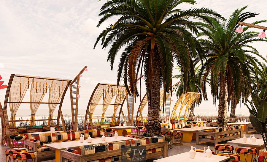 Thiết Kế Nhà Hàng Coco Garden Phong Cách Thái | Không Gian Mở Kết Hợp Ẩm Thực & Giải Trí 