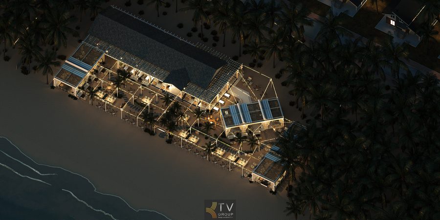 Thiết Kế Nhà Hàng View Biển | Beach Restaurant Club Cao Cấp 