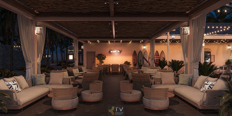 Thiết Kế Nhà Hàng View Biển | Beach Restaurant Club Cao Cấp