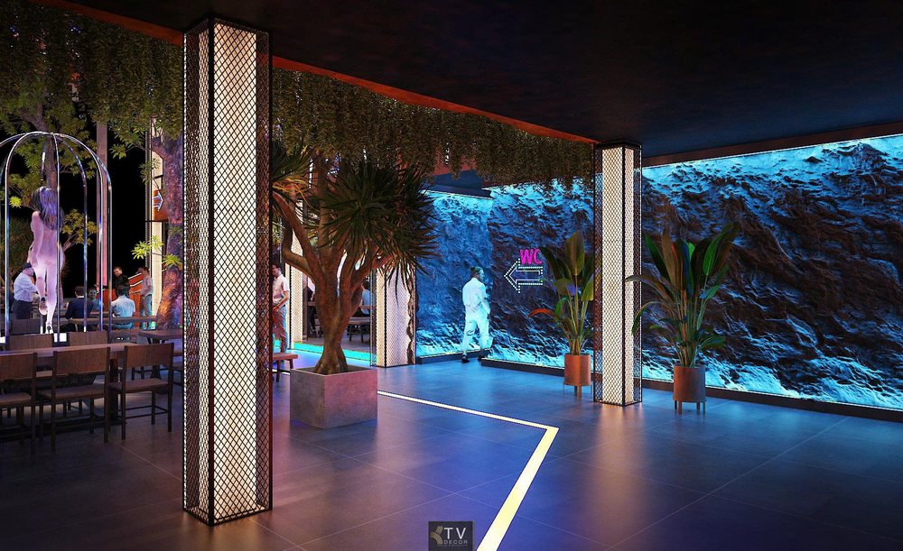 Nhà hàng sân vườn Beer Food Garden với hệ thống chiếu sáng nghệ thuật