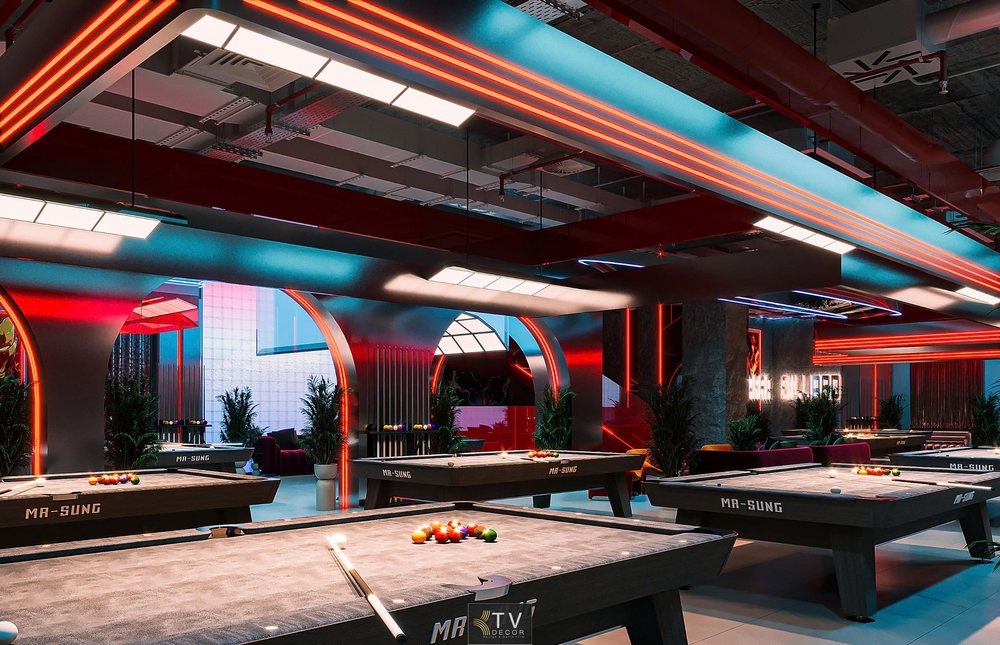 Dự án thiết kế bida club chuyên nghiệp – KTV DECOR 1