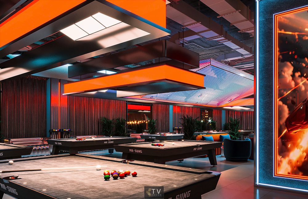 Dự án thiết kế bida club chuyên nghiệp – KTV DECOR 10