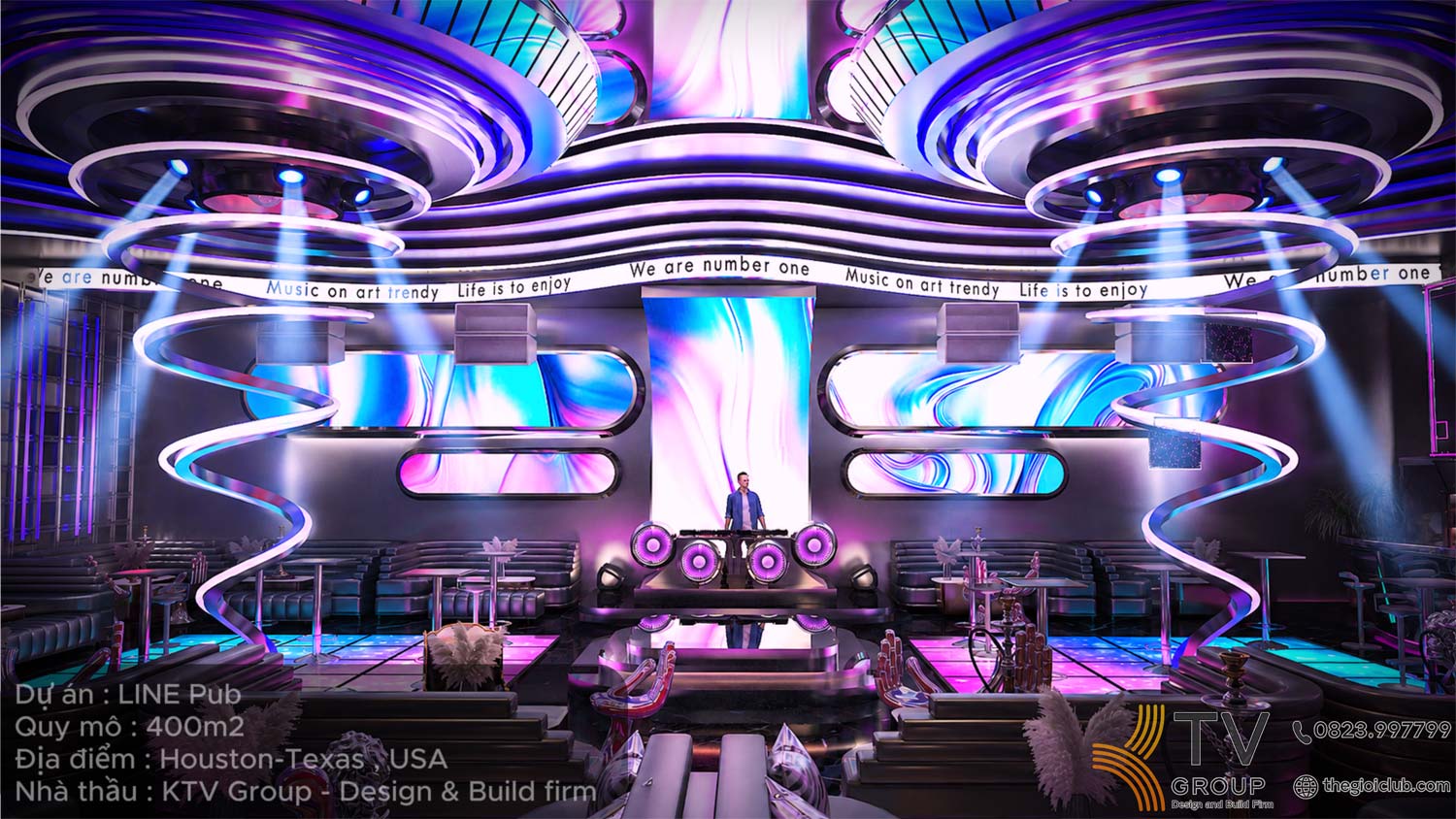 Thiết kế thi công quán Bar - Lounge Set up vận hành chuyên nghiệp thành công