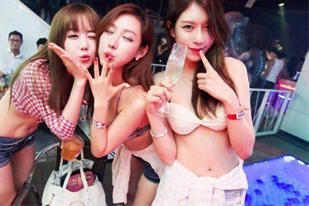 Korean Night Club Dance Night Seoul Korea