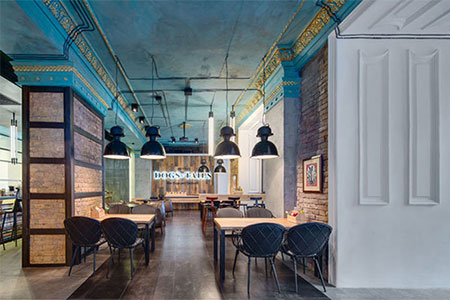 Phong cách cổ điển Rustic trong thiết kế quán cafe