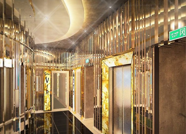 Luxury ktvroom – Hành lang karaoke KTV Design đẳng cấp