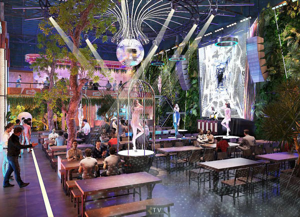 Nhà hàng Beer Garden phong cách Nightlife – Giải trí và ẩm thực