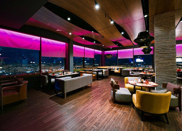Thiết kế Nhà hàng phong cách Nightlife Rooftop – Sang trọng
