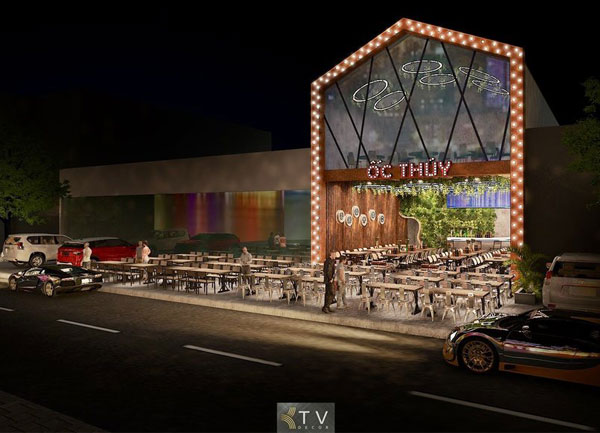 Thiết Kế Thi Công Nhà Hàng Mở Garden | Không Gian Mở – Dễ Kinh Doanh