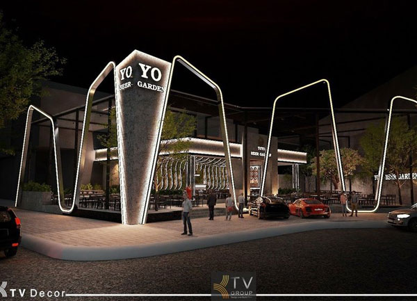 Dự án thiết kế thi công nhà hàng Beer Garden